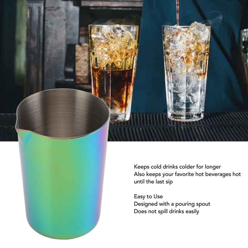 Bartending Cup Dishwasher Safe Rust Proof Stainless Steel Cocktail Mixing