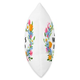 Floral Design 100 Years Old Grandpa Grandma 100th Birthday Throw Pillow