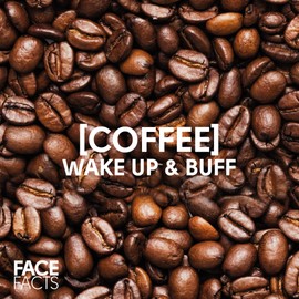 Face Facts Coffee Dry Exfoliating Scrub | 99% Natural | Removes Dirt + Impurities | Smooth + Glow | Vegan | 50g