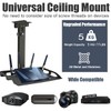 2-Be-Best Universal Projector Ceiling Mount with Tray, 14.8-24.8IN / 37.5-63CM