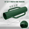 Hipicute T Post Driver Metal Fence Post Driver Manual Heavy