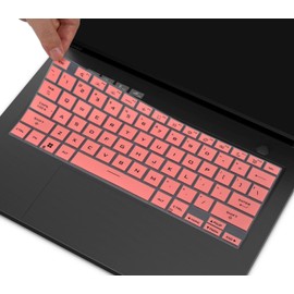 Keyboard Cover Skin for 2024 ASUS ROG Zephyrus G14 GA403 GA403UU GA403UV GA403UI & 2024 Zephyrus G16 GU605 GU605MV GU605MI GU605MY GU605MZ GU605MU Series Laptop Keyboard Cover Skin Protector, Pink