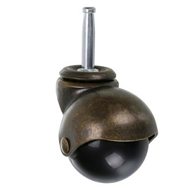 Skelang 40mm Bronze Ball Wheel Furniture Castors with Bases Rounded Ball Castors Replacement for Furniture Sofa Chair Cabinet Set of 4