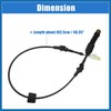 A ABSOPRO Automatic Transmission Gear Shifter Cable for Corvette C5