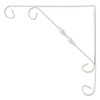 DURAline Ornamental Bracket WHT 10X10 244, metal, White, 25 x