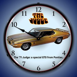 1971 GTO Judge LED Lighted Clock