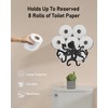 Wigag Octopus Toilet Paper Holder for Extra 8 Rolls, Funny