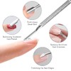 500Pcs Foil Nail Wraps, Gel Remover Wraps with Lint-Free Cotton