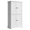 ChooChoo Bathroom Floor Cabinet, Modern Bathroom Storage Cabinet with 4