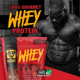 Mutant Whey – Muscle Building Whey Protein Mix With Unbelievable Great Flavors Made With A 100% 4-Whey Protein Formula Plus Enzyme Fortified – Triple Chocolate Flavor