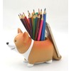 MONMOB Creative Cute Desk Accessories Corgi Pen Pencil Holder with