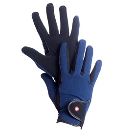 HKM by Reiterladen24 Professional Riding Gloves, Nubuck Imitation Leather, s