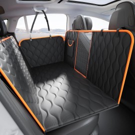 XL Truck Back Seat Extender for Dogs, Large Hard Bottom Dog Car Seat Cover
