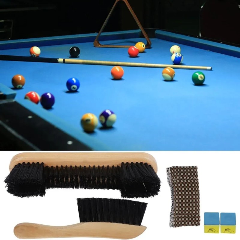 Cepillo De Mesa De Billar Duradero, Plano, De Madera Maciza
