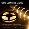 Pandery COB LED Strip Lights Warm White,24V Dimmable led Light