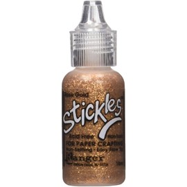 Stickles Glitter Colors - Rose Gold, Diamond, Silver & Gold - 4 Item Bundle