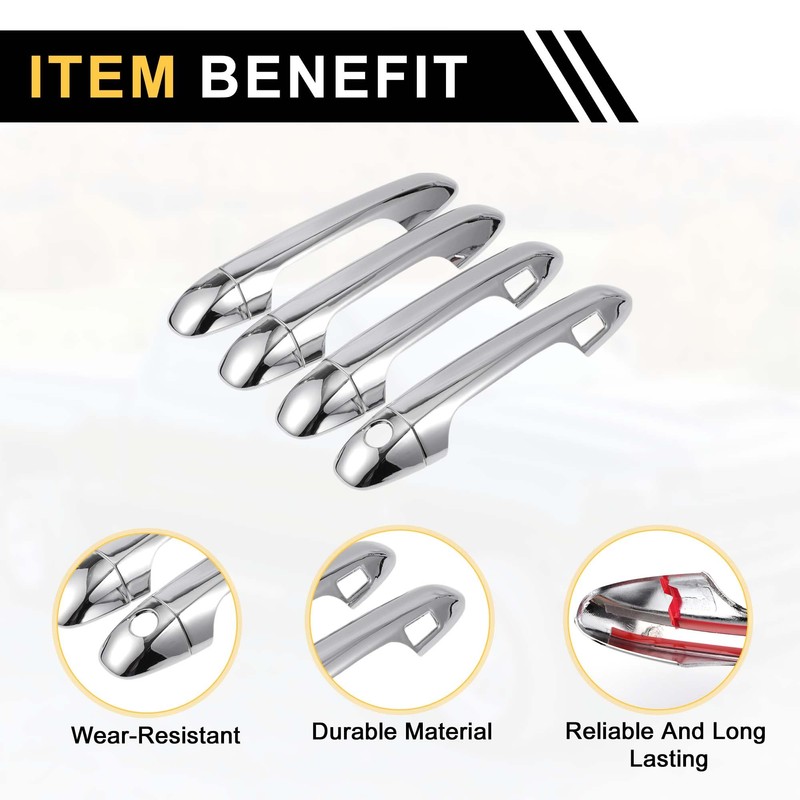REPAIROCK 4pcs Exterior Door Handle Cover Car Door Handle Protector