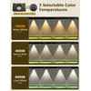 VOLISUN Solar Fence Lights, Fence Lights Solar Powered, IP65 Waterproof