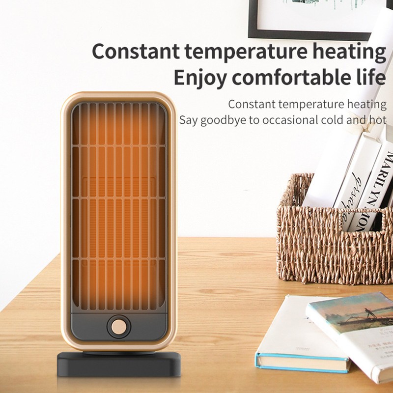 Space Heater 500W PTC Ceramic Low Noise Fast Heating Portable
