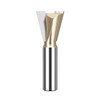 HUHAO Dovetail Router Bit 1/2" Shank 1" Dia Carbide Half-Blind