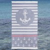 440s Pareo Beach Towel Anchor Blue