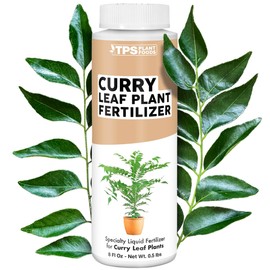 Curry Leaf Fertilizer, Complete Liquid Curry Leaf Plant Food, 8 oz (250mL)