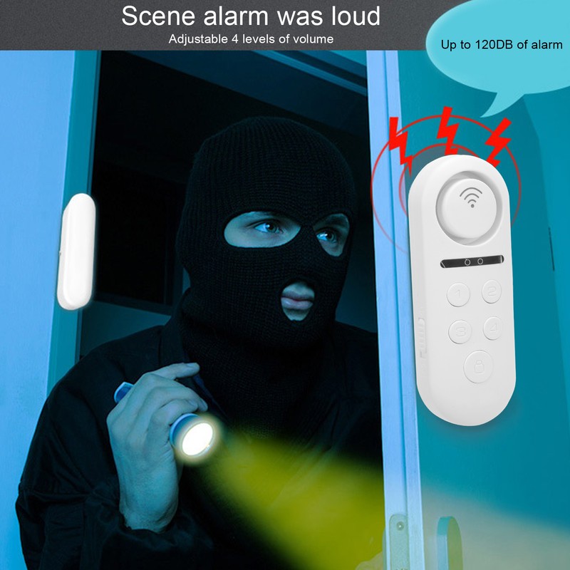 Smart WiFi Door Window Magnetic Sensor Antitheft Home Security Alarm