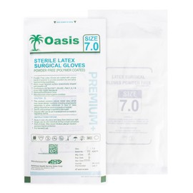 American Health Service Powder Free Latex Surgical Gloves, Size 7, 50 Pair/Box