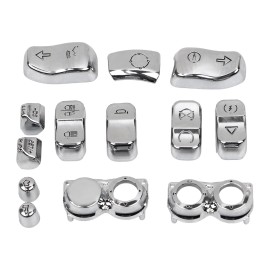 Unbranded Hand Control Switch Housing Button Cap For Harley Touring Electra Glide 14-2023