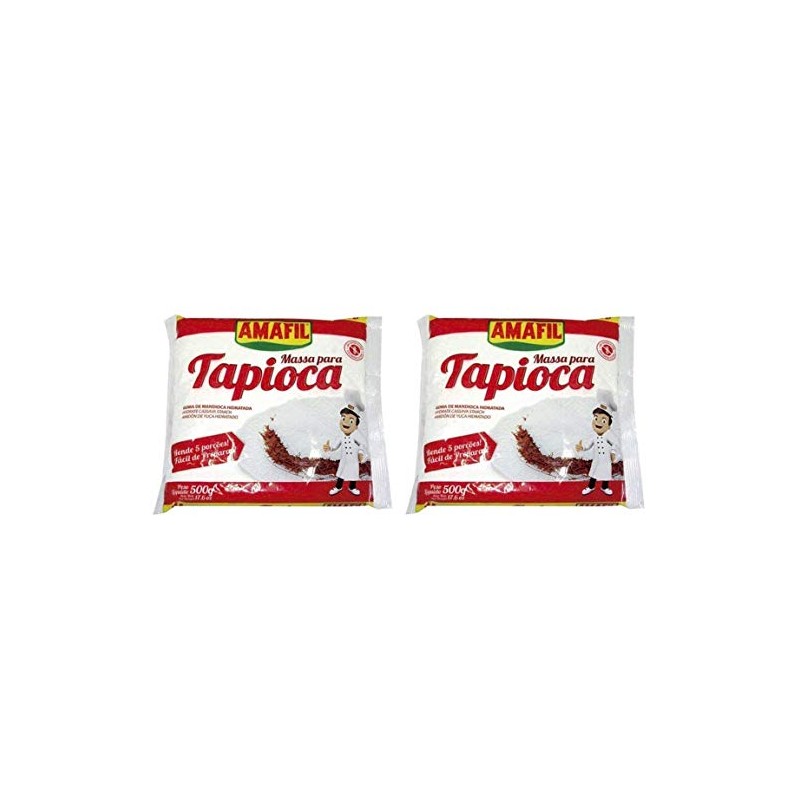 Amafil Massa Para Tapioca Flour, 500 g, 2-Pack