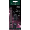 FABER-CASTELL Sparkle Midnight Rose 118296 Writing Set with 2 Pencils,