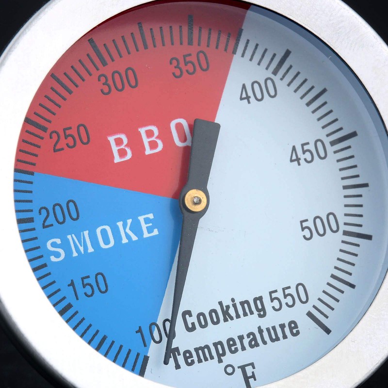 Mtsooning 2Pcs 2" Face 550F Thermometer Temperature Gauge BBQ Barbecue