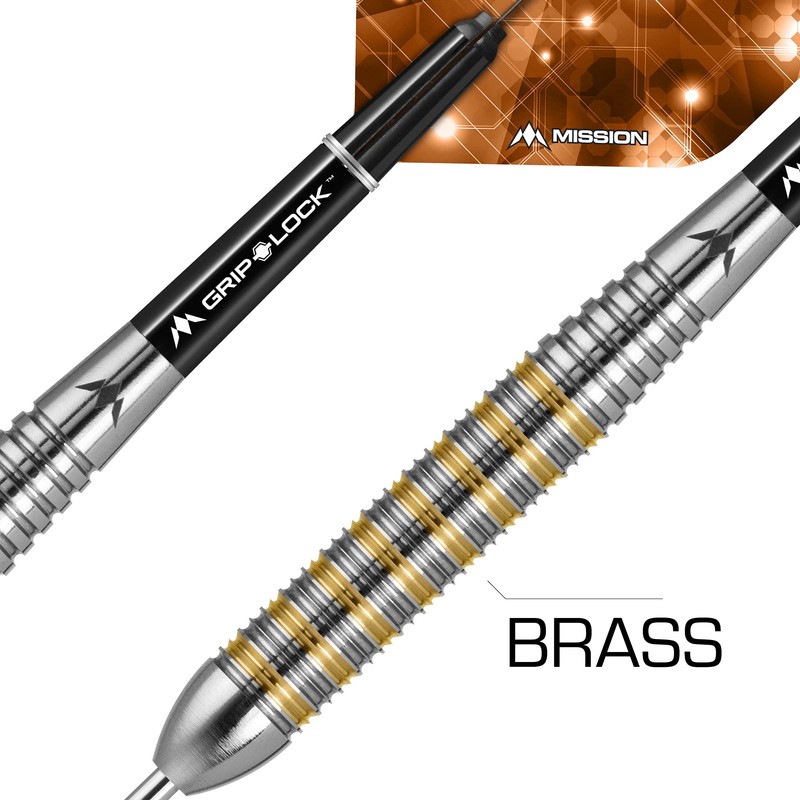 Mission Darts D5414 Ardent | 24g Professional Steel Tip Darts