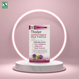 Schwabe High Strength Milk Thistle - Thisilyn Maximum Strength - Traditionally Used for Relief of Overindulgence, Indigestion, Upset Stomach - Traditional Herbal Medicinal Product - 30 Capsules