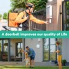 Wireless Doorbell with 2 Receivers IP66 Waterproof 1000ft Range Door