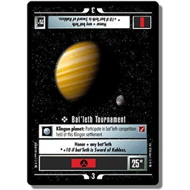 Decipher Star Trek CCG 1E BOG Blaze of Glory BAT'LETH Tournament GU46