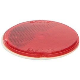 Grote 40072 2 1/2" Round Mini Stick-On / Screw-Mount Rectangular Refl-On Reflector