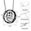 Cremation Urn Necklace for Ashes Eternal Memory Carved Keepsake Stainless