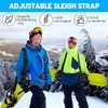 XUZOPIM Adjustable Ski Carrier Strap, Ski Carrying Strap For Skis