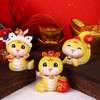 3Pcs Snake Ornament Year of The Snake Figures Snake Statue