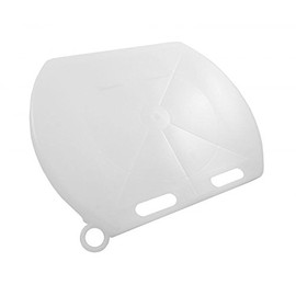 Gewa Lid for calf bucket, transparent, plastic, innovation: transparent colour, protects calf milk from dirt and cooling, calf drinkers, drinking trough