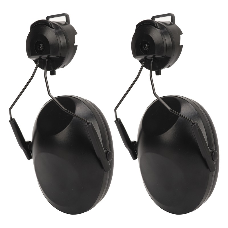 1 Pair Helmet Attachable Ear Muff Noise Canceling Soft Comfortable
