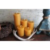 Beeswax Pillar Candles/Handcrafted with 100% Pure Natural Beeswax / 5
