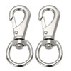 PATIKIL 2Pcs Flag Swivel Snap Clips, 2.7 Inch Heavy Duty