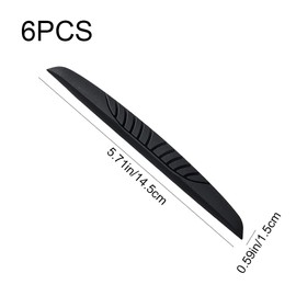 6 Pieces Car Door Edge Protector Car Door Protectors Bump Anti-scratch Bumper Guard for Protection against Scratches, Bumps and Scrapes