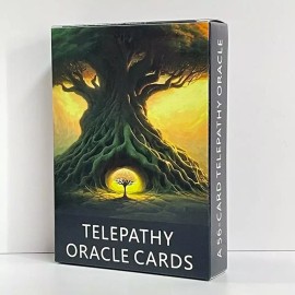 NEW Telepathy Love Oracle Card Deck~ 56 Twin Flame & Soulmate Colorful Messages