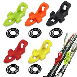 Fishing Hook Keeper, 5 Piece Hook Holder, Fish Bait Holder for Fishing Tackle Fishing Bait Holder, Fishing Hook Accessories, Fishing Rod Hooks Plastic Bait Rack, for Fishing Tackle