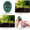 Senua Soil pH Meter, 3-in-1 Soil Tester with Moisture, Light