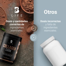 Colágeno Hidrolizado 60 Tomas Con Biotina B Life Sabor Chocolate