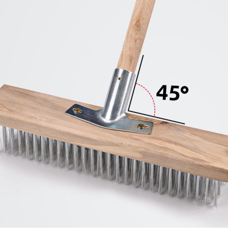 Stainless Steel Wire Floor Brush 50cm Strong Cleaning Heavy Duty